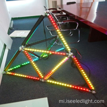 Whakamahinga rama Madrix mana Triangle 3D LED Bar